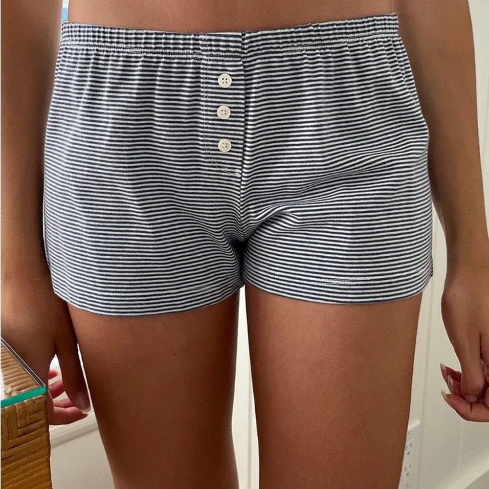 Brandy Melville Keira striped lounge shorts